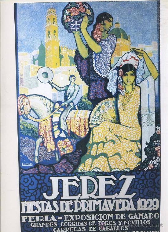 Coleccionismo de carteles: JEREZ. FIESTAS DE PRIMAVERA 1929 CART-037