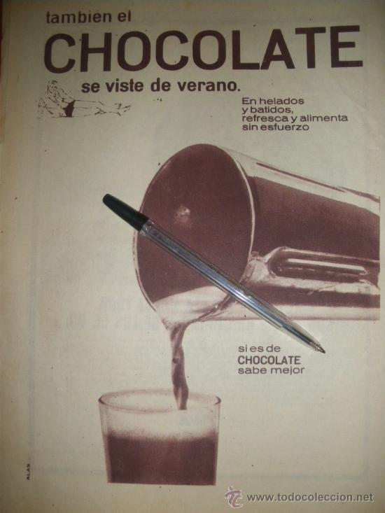 Anuncio Publicitario Del Chocolate Buy Old Posters At Small Format At Todocoleccion 29957199