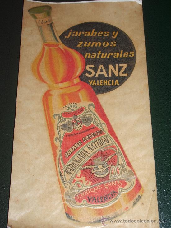 Coleccionismo de carteles: NARANJADA  SANZ. - Foto 1