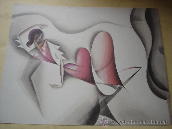 Collezionismo di affissi: LAMINA - BAILARINA - ENRIQUE CLIMENT PALAHI - 33,8 X 26,5 CMS.
