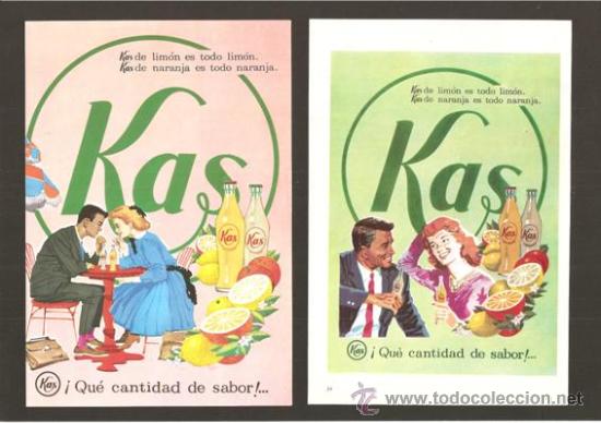 1962 Kas Naranja Y Limon Publicidad Anuncios C Vendido En Venta Directa