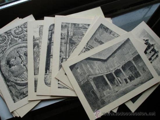 Coleccionismo de carteles: 19 GRABADOS DE SALAMANCA.16.5X12