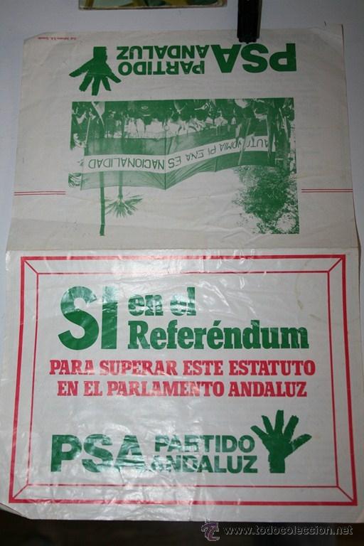 Coleccionismo de carteles: PROGRAMA POLITICO PSA