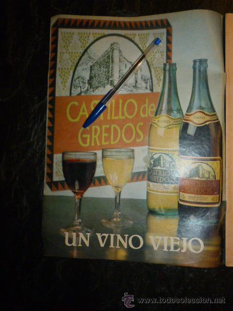 Coleccionismo de carteles: anuncio prensa vino castill9 de gredos   80s