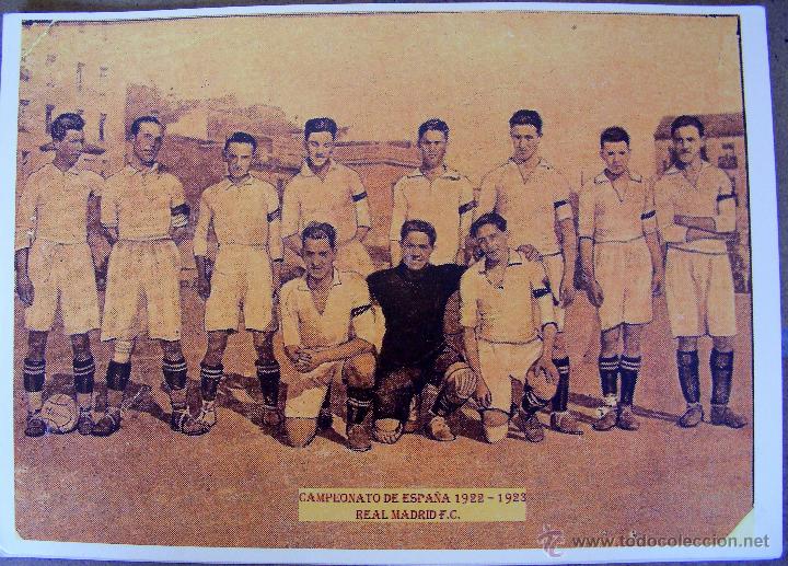 Sammeln von Plakaten: LAMINA DE FUTBOL REAL MADRID F.C. MIDE 43 X 30 CM