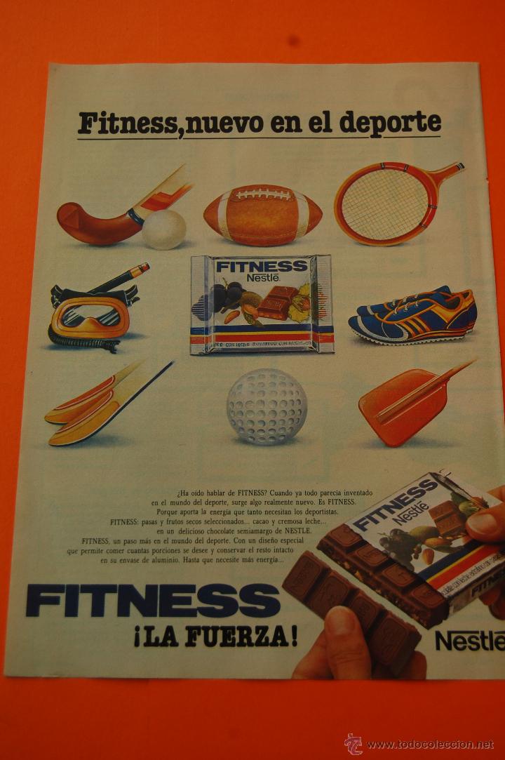 Coleccionismo de carteles: PUBLICIDAD - 1981 - COLECCION COMIDA - NESTLE - FITNESS