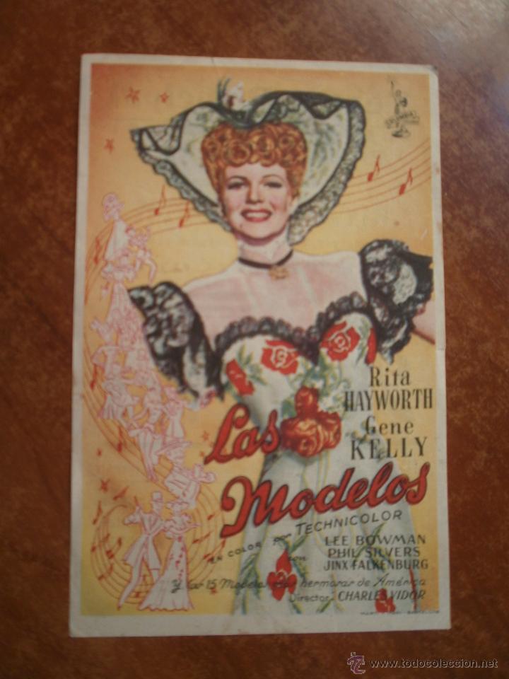 Coleccionismo de carteles: FOLLETO DE MANO PROGRAMA PROSPECTO DE CINE PELICULA , LAS MODELOS - Foto 1