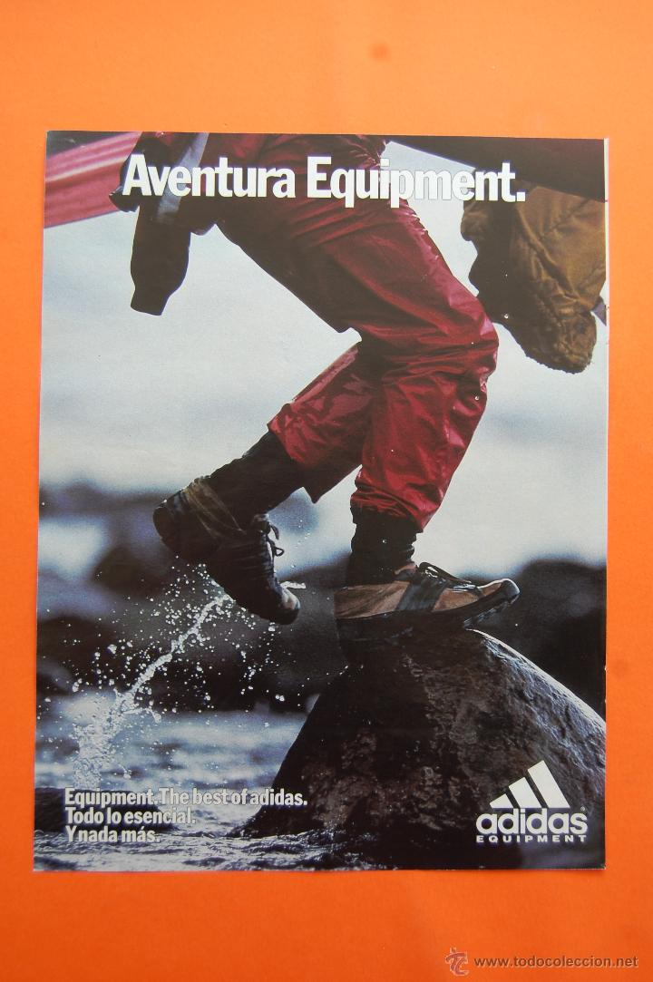 Coleccionismo de carteles: PUBLICIDAD 1989 - COLECCION ROPA - ADIDAS EQUIPAMENTS
