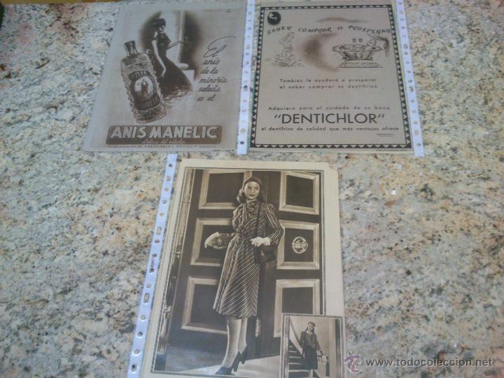 Coleccionismo de carteles: ANTIGUA HOJA DE PUBLICIDAD PAPEL 6 DISTINTAS