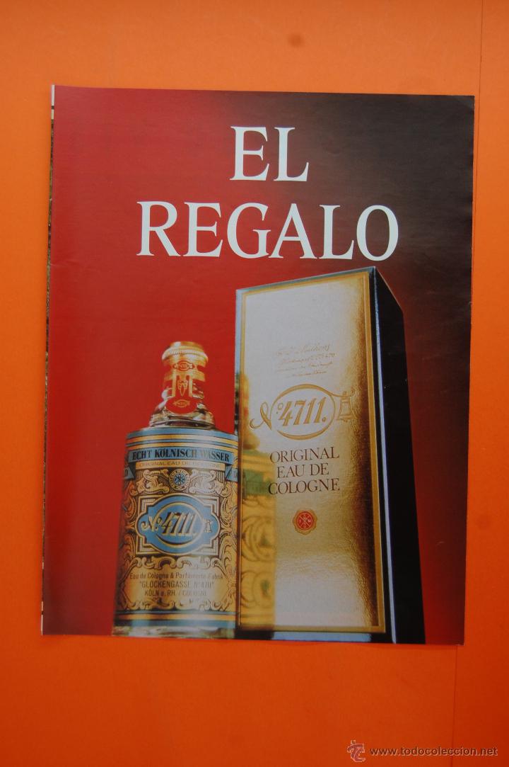 Coleccionismo de carteles: PUBLICIDAD 1990 - COLECCION PERFUMES - AGUA DE COLONIA 4711