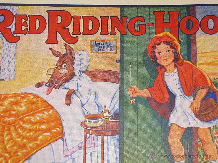caperucita roja cartel inglés original años 30 - Comprar Carteles