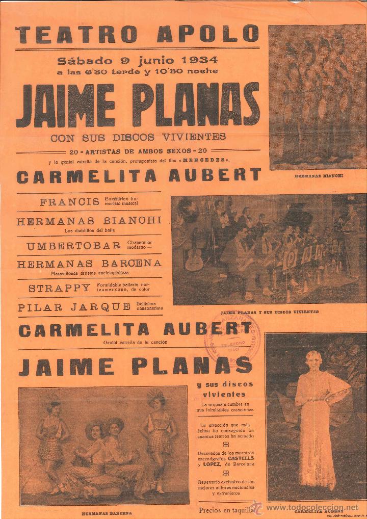 Teatro Apolo 1934