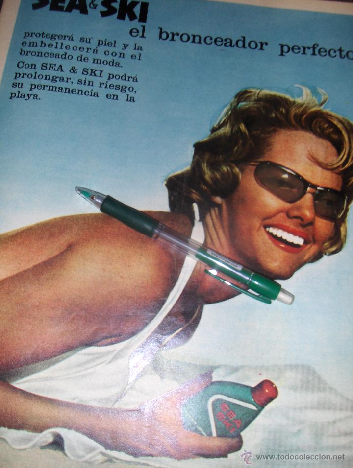 Coleccionismo de carteles: SEA Y SKI, EL BRONCEADOR PERFECTO.