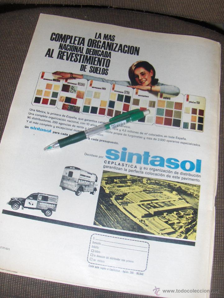 Coleccionismo de carteles: SUELOS SINTASOL, PARA CADA CLASE DE OBRA. CITROEN. 3 ANUNCIOS.