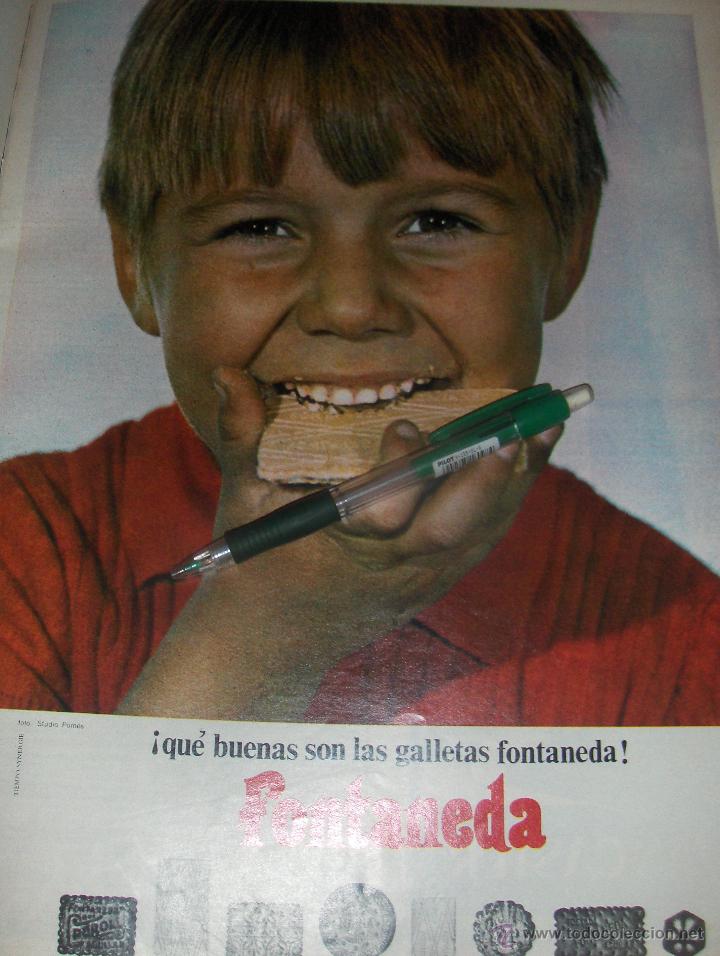 Coleccionismo de carteles: QUE BUENAS SON LAS GALLETAS FONTANEDA.