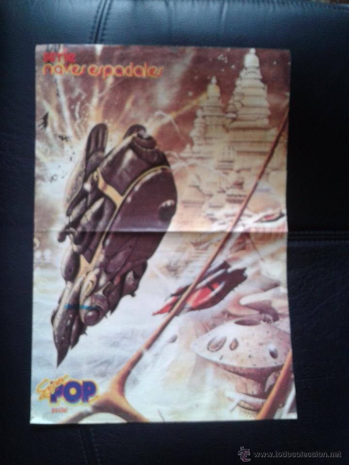 Coleccionismo de carteles: Cartel p&oacute;ster revista Super Pop Serie Naves Espaciales ciencia ficci&oacute;n tama&ntilde;o dina 3 aprox