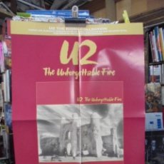 Coleccionismo de carteles: POSTER PUBLICIDAD KIOSKO - U2 THE UNFORGETTABLE FIRE. Lote 53527986