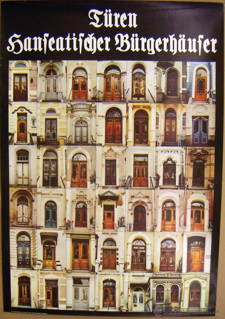 Coleccionismo de carteles: Poster de Puertas, mide 92X62 cm - Foto 1
