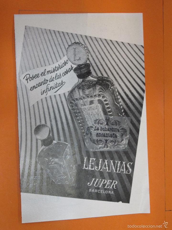 Collectionnisme d'affiches: PUBLICIDAD 1953 - COLECCION PERFUMES - JUPER LEJANIAS