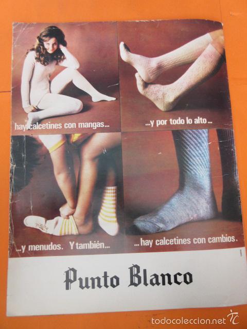 Collectionnisme d'affiches: PUBLICIDAD 1970 - COLECCION ROPA - CALCETINES PUNTO BLANCO