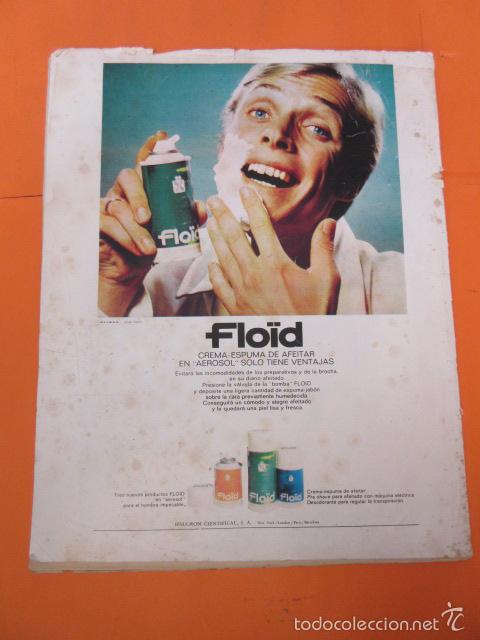 Collectionnisme d'affiches: PUBLICIDAD 1970 - COLECCION PERFUMES - ESPUMA AFEITAR FLOID