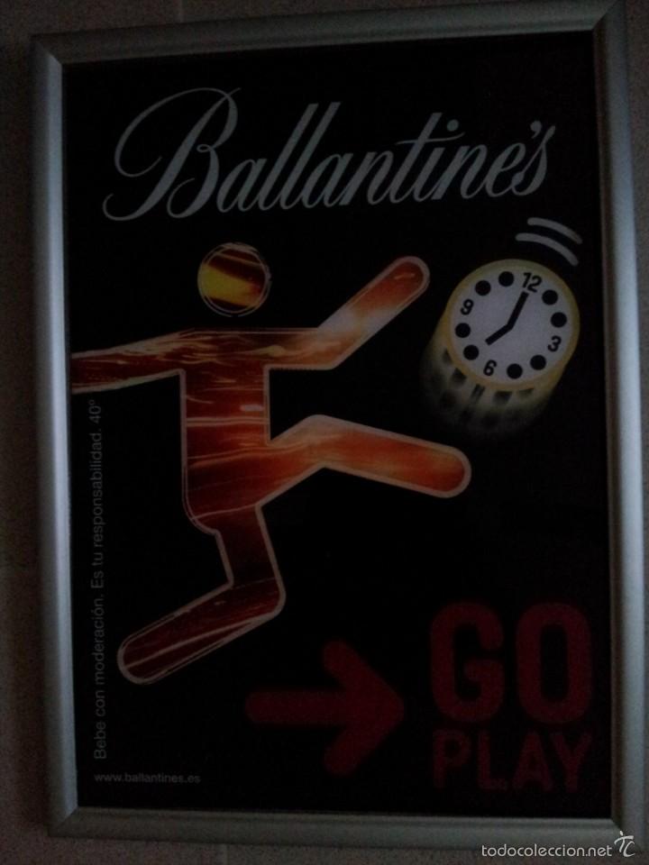 Coleccionismo de carteles: CARTEL BALLANTINES - Foto 1