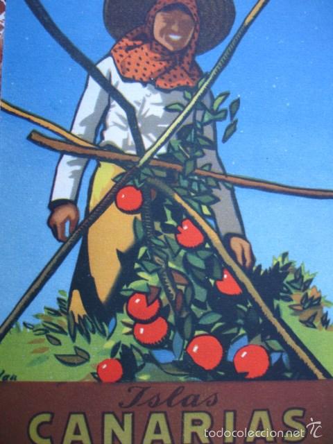 Coleccionismo de carteles: ISLAS CANARIAS 16X10 - Foto 1