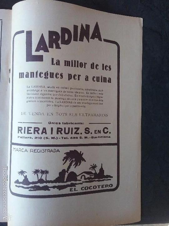 Collectionnisme d'affiches: LARDINA.LE MILLOR DE LES MANTEGUES PER LA CUINA. A&Ntilde;O 1923.BARCELONA HOJA PUBLICIDAD