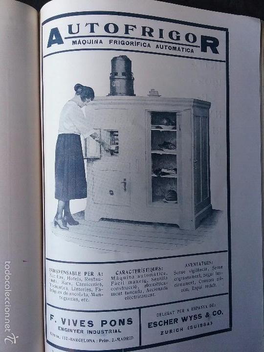 Collectionnisme d'affiches: AUTOFRIGOR.M&Aacute;QUINA FRIGOR&Iacute;FICA AUTOMATICA.A&Ntilde;O 1923.HOJA PUBLICIDAD