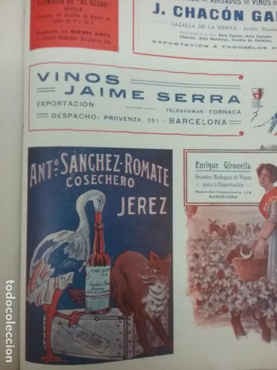 Sammeln von Plakaten: ANT&deg; S&Aacute;NCHEZ ROMATE.COSECHERO JEREZ A&Ntilde;O 1910.HOJA PUBLICIDAD