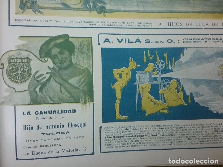 Collectionnisme d'affiches: LA CASUALIDAD F&Aacute;BRICA DE BOINAS.TOLOSA.A&Ntilde;O 1910.HOJA PUBLICIDAD