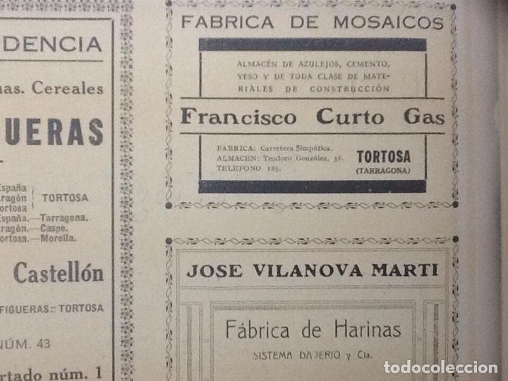 Collectionnisme d'affiches: FABRICA DE MOSAICOS FRANCISCO CURTO GAS TORTOSA HOJA PUBLICIDAD 1928