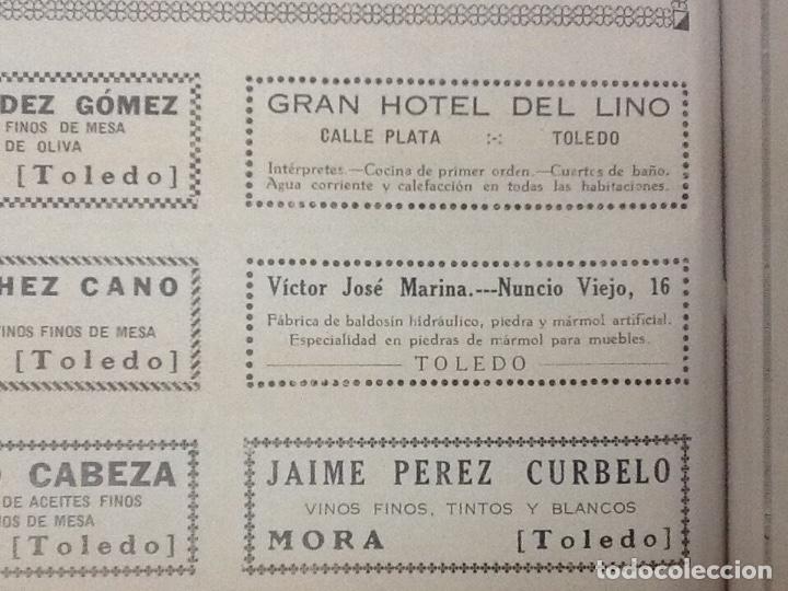 Collectionnisme d'affiches: V&Iacute;CTOR JOS&Eacute; MARINA FABRICA DE BALDOSINES HIDR&Aacute;ULICO TOLEDO.HOJA PUBLICIDAD 1928