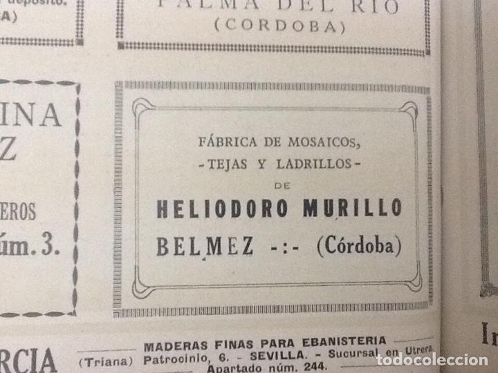 Collectionnisme d'affiches: FABRICA DE MOSAICOS HELIODORO MURILLO BELMEZ C&Oacute;RDOBA HOJA PUBLICIDAD 1928