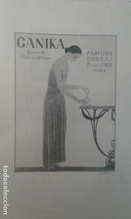 Sammeln von Plakaten: GANIKA ESENCIA DE LA INDIA MISTERIOSA.PERFUMES D'ORSAY PARIS HOJA PUBLICIDAD A&Ntilde;O 1923 ORIGINAL