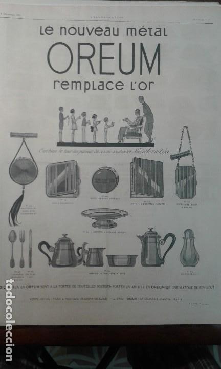 Collectionnisme d'affiches: OREUM METAL .HOJA PUBLICIDAD A&Ntilde;O 1923.ORIGINAL