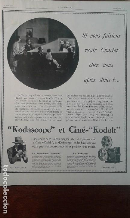 Colecionismo de cartazes: KODASCOPE ET CINE KODAC .HOJA PUBLICIDAD A&Ntilde;O 1928.ORIGINAL