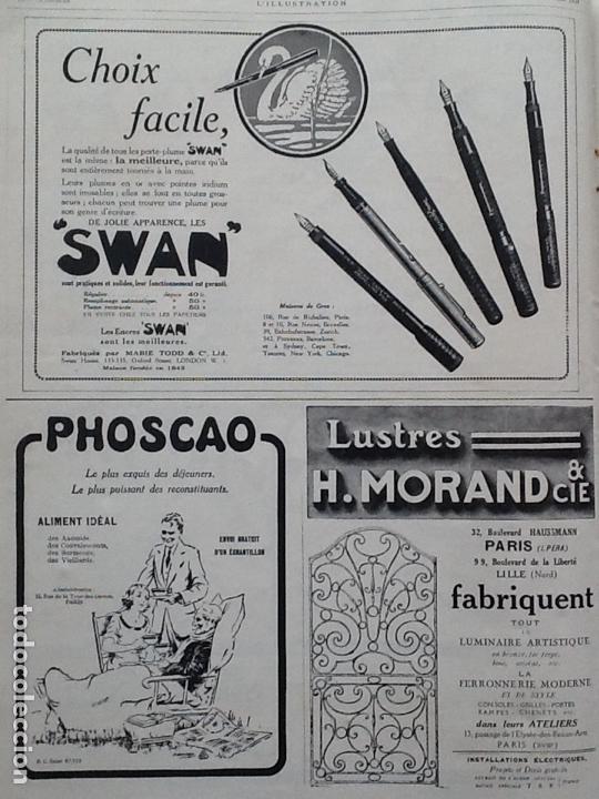 Coleccionismo de carteles: PLUMAS SWAN .HOJA PUBLICIDAD A&Ntilde;O 1925.