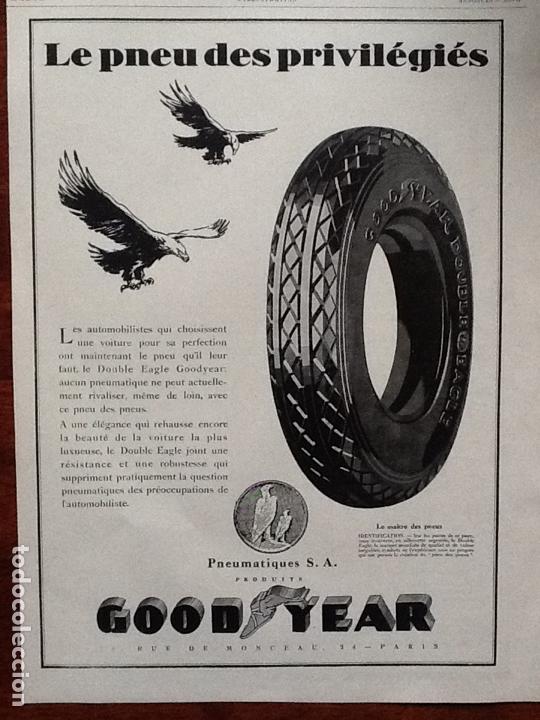 Sammeln von Plakaten: GOOD-YEAR NEUM&Aacute;TICOS .HOJA PUBLICIDAD A&Ntilde;O 1929.ORIGINAL