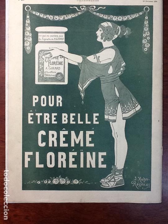 Coleccionismo de carteles: CREME FLOREINE HOJA REVISTA PUBLICIDAD 1924. 29 x 40 CM.ORIGINAL