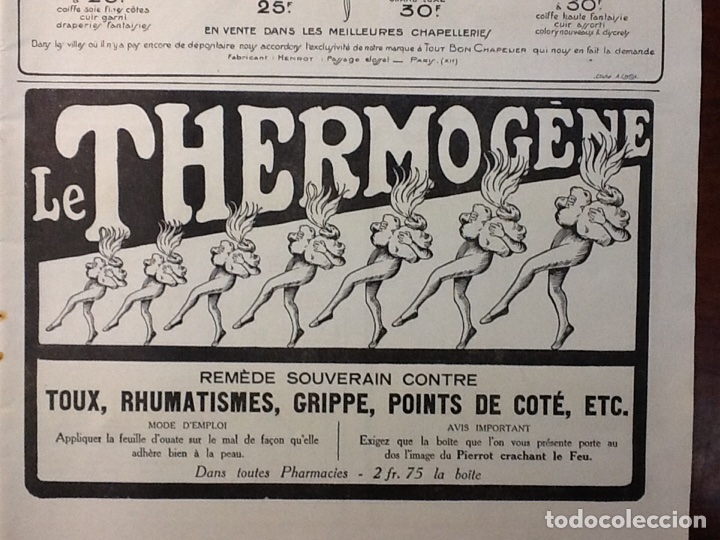 Sammeln von Plakaten: LE THERMOGENE HOJA PUBLICIDAD A&Ntilde;O 1924