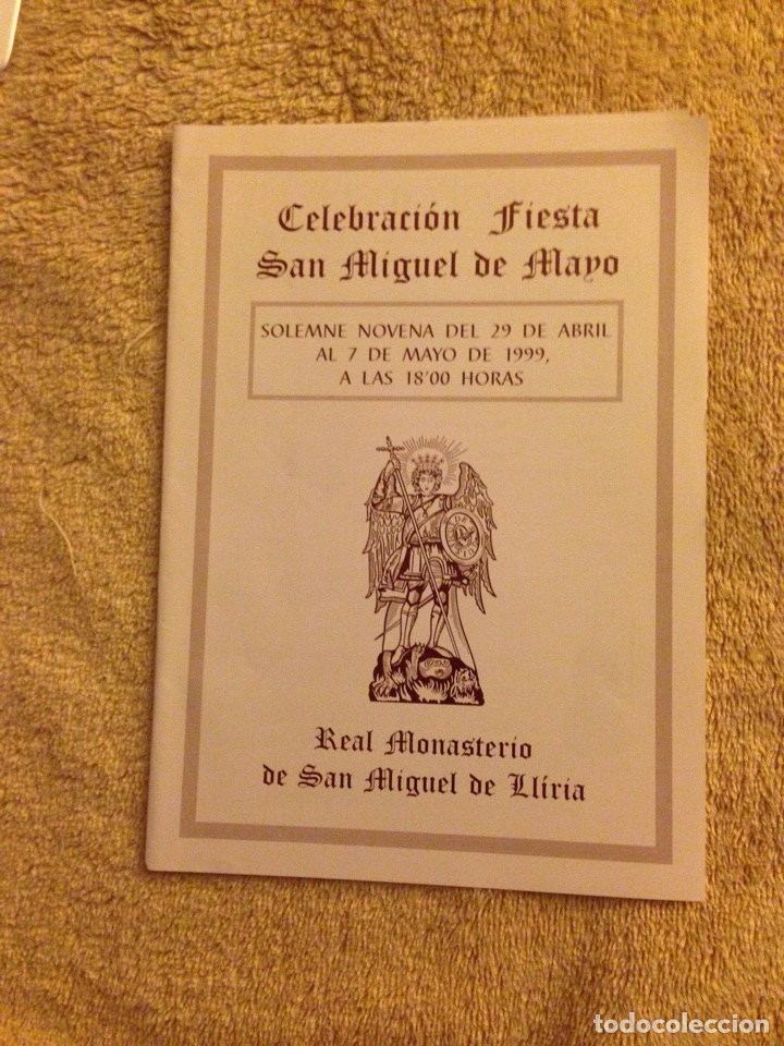 Coleccionismo de carteles: Folleto,- &rdquo;REAL MONASTERIO SAN MIGUEL DE LIRIA&rdquo; a&ntilde;o 1999