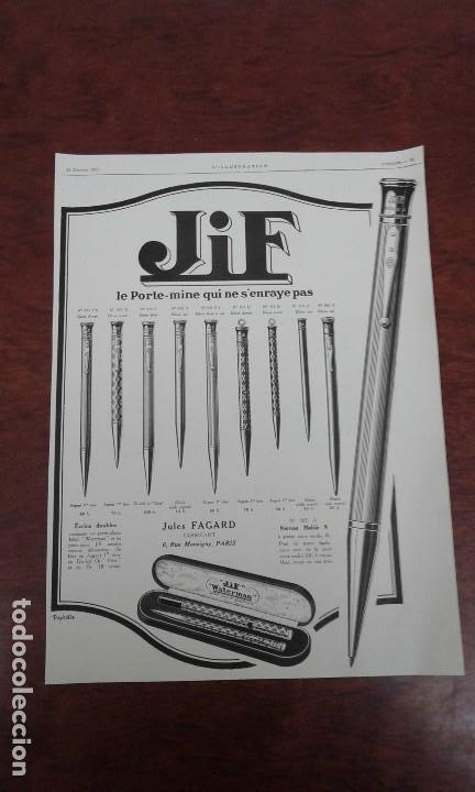 Collectionnisme d'affiches: WATERMANN PLUMA BOLIGRAFO HOJA PUBLICIDAD A&Ntilde;O 1925