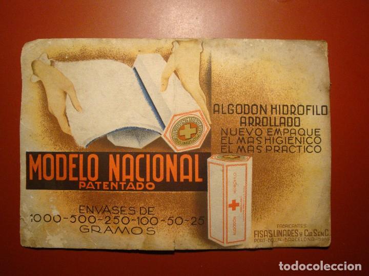 Coleccionismo de carteles: ALGODON HIDROFILO - Foto 1