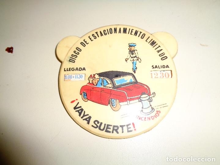 Coleccionismo de carteles: Disco de estacionamiento limitado - Foto 1