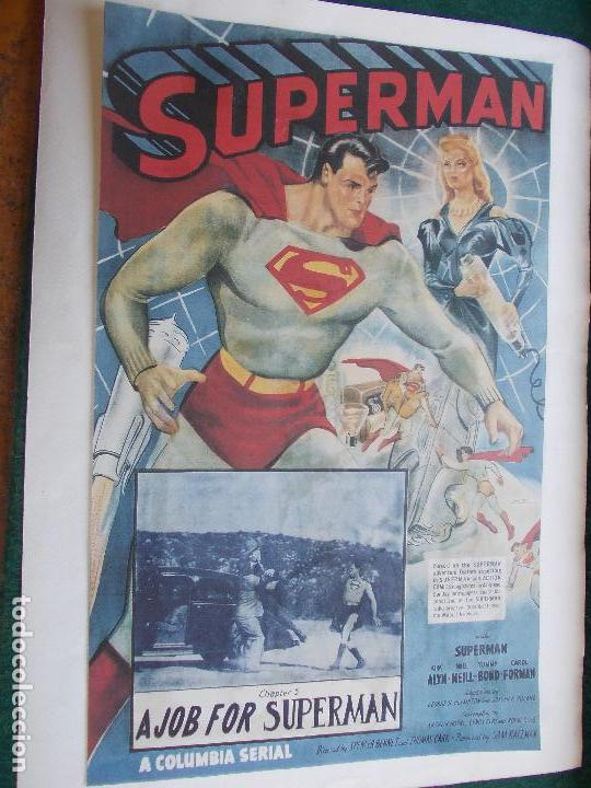 Coleccionismo de carteles: L&aacute;mina de Superman - Foto 1