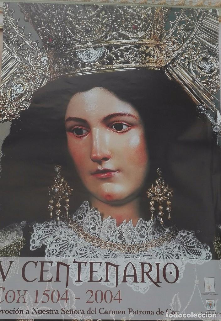 Coleccionismo de carteles: Cartel v centenario virgen del carmen de cox - Foto 1