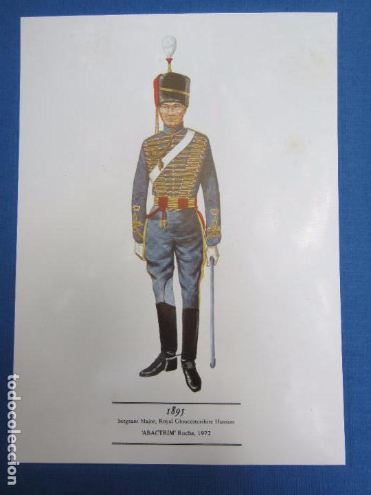 Collectionnisme d'affiches: lamina soldado , militar , 1895 propaganda farmacia , abactrim roche 1972