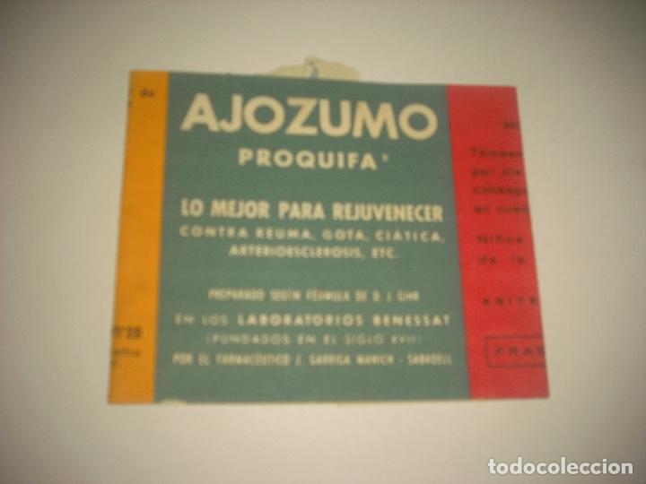 Coleccionismo de carteles: AJOZUMO PROQUIFA . DR. GIHR. - Foto 1