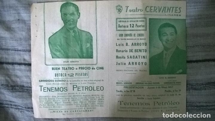 Coleccionismo de carteles: Teatro Cervantes. Linares - Foto 2
